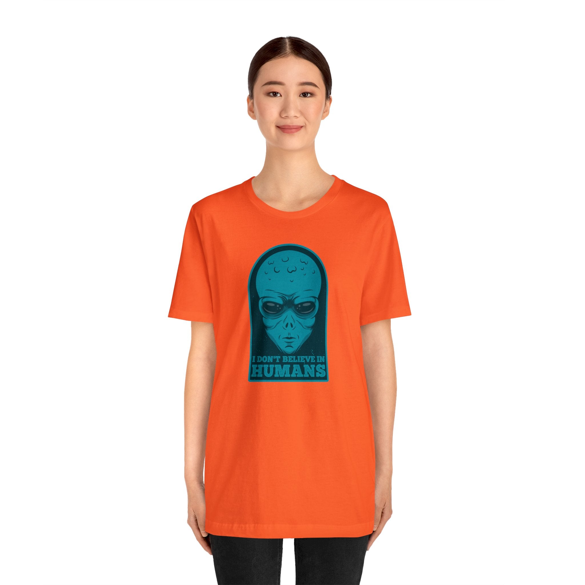 Funny Alien Unisex Jersey Short Sleeve Tee