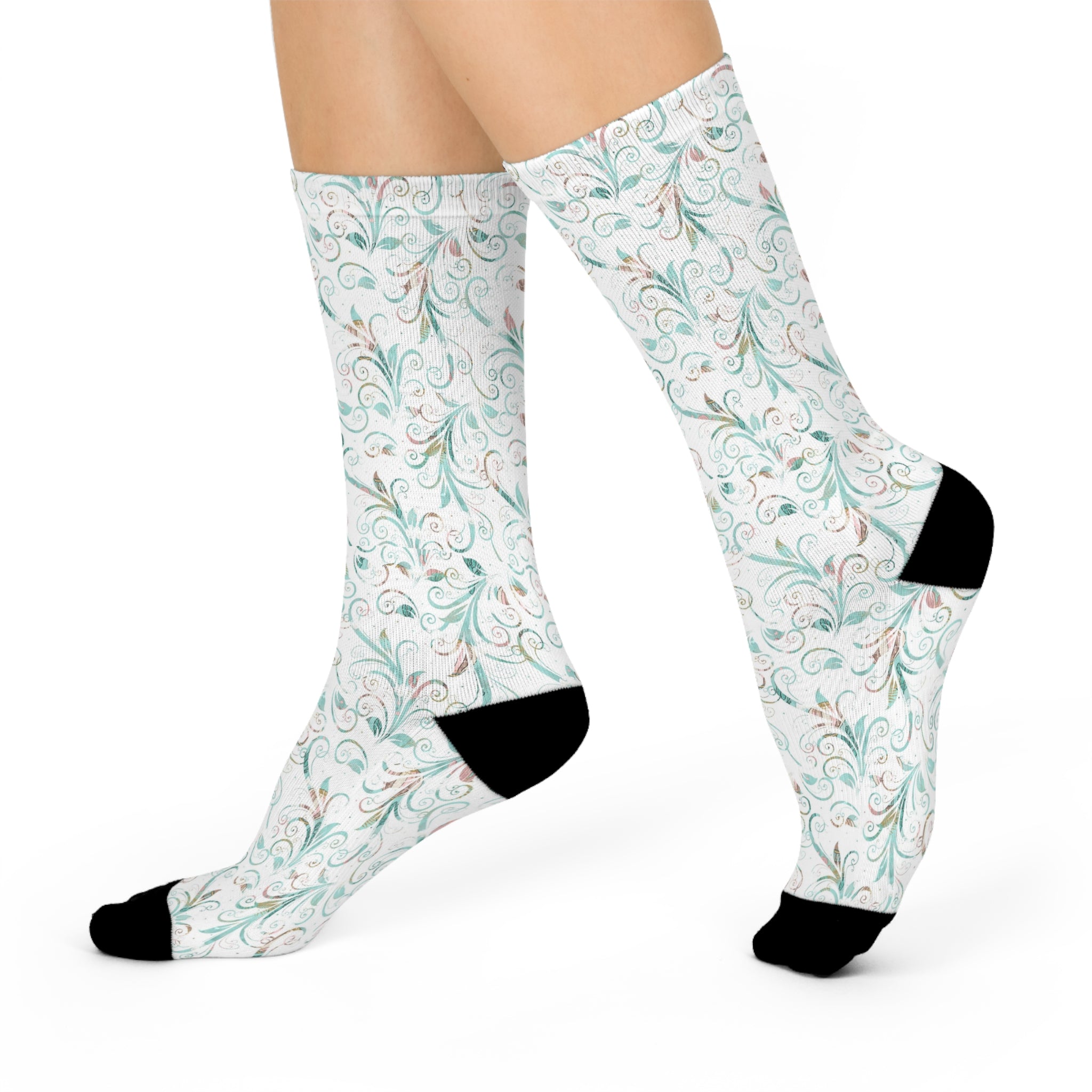 Beautiful Cushioned Crew Socks