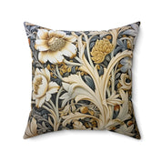 Beautiful and Elegant Floral Spun Polyester Throw Pillow