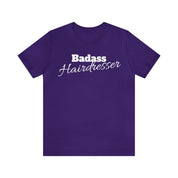 Badass Hairdresser Unisex Jersey Short Sleeve Tee