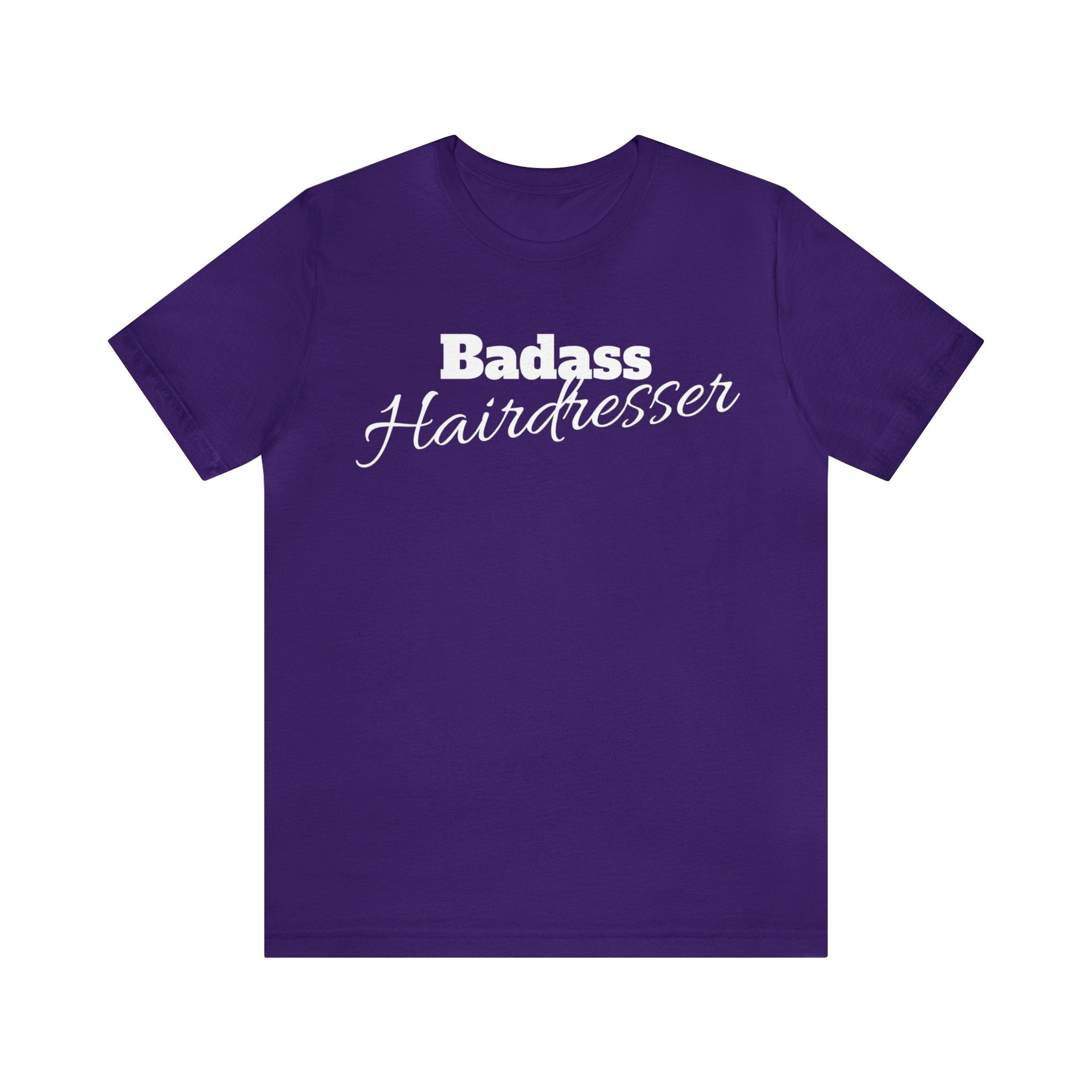 Badass Hairdresser Unisex Jersey Short Sleeve Tee