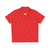 Red Sexy Lady Men's Hawaiian Shirt (AOP)