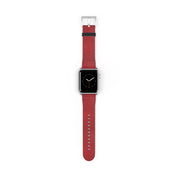 Luxury Look Red Crocodile Watch Band Compatible With Apple Watch