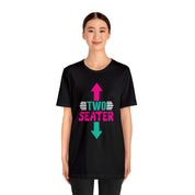 Funny Two Seater Unisex Jersey Short Sleeve Tee