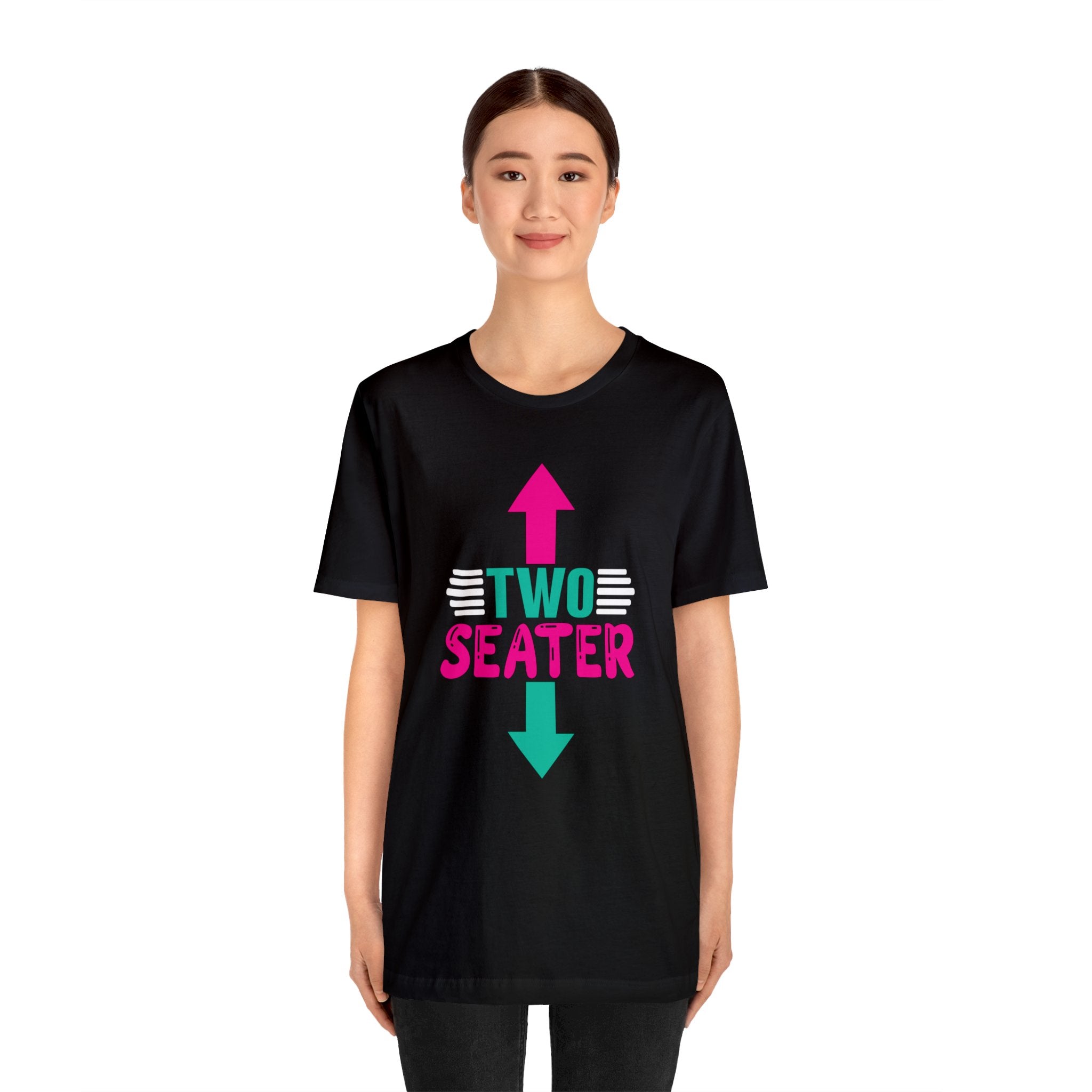Funny Two Seater Unisex Jersey Short Sleeve Tee