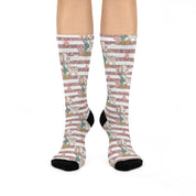 Ladies Lama Cushioned Crew Socks