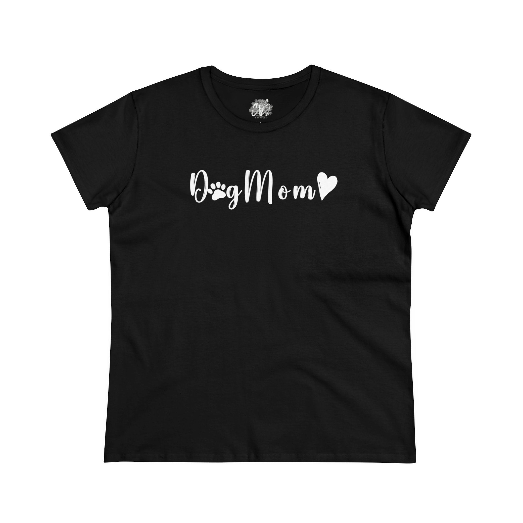 Dog Mom Women's Midweight Cotton Tee