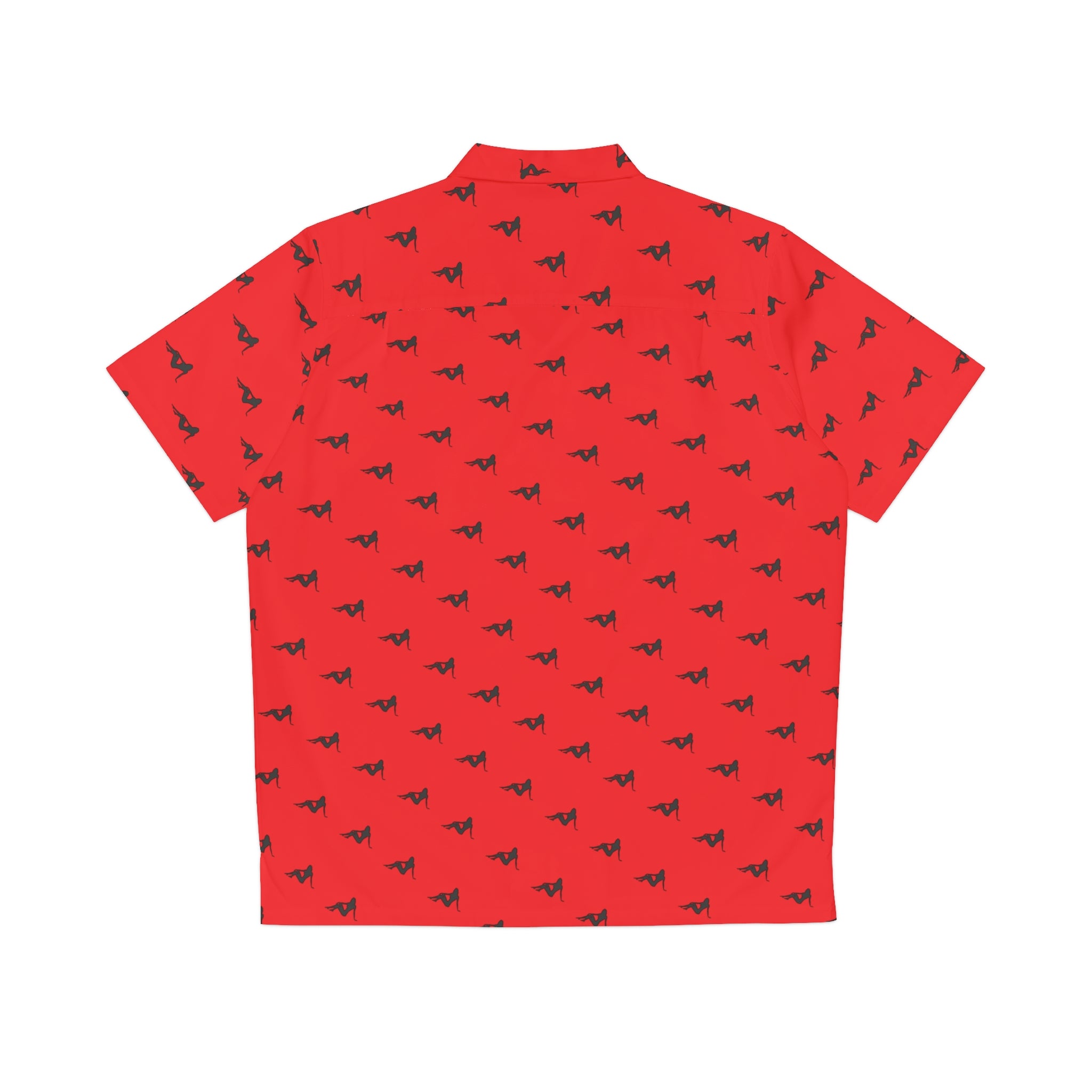 Red Sexy Lady Men's Hawaiian Shirt (AOP)