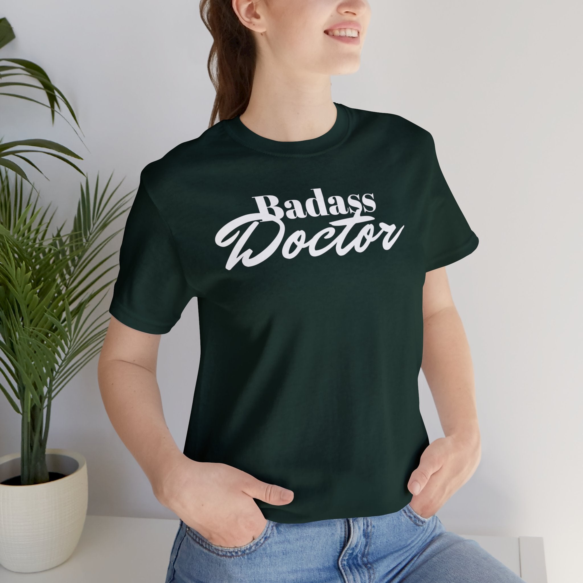 Badass Doctor Unisex Jersey Short Sleeve Tee
