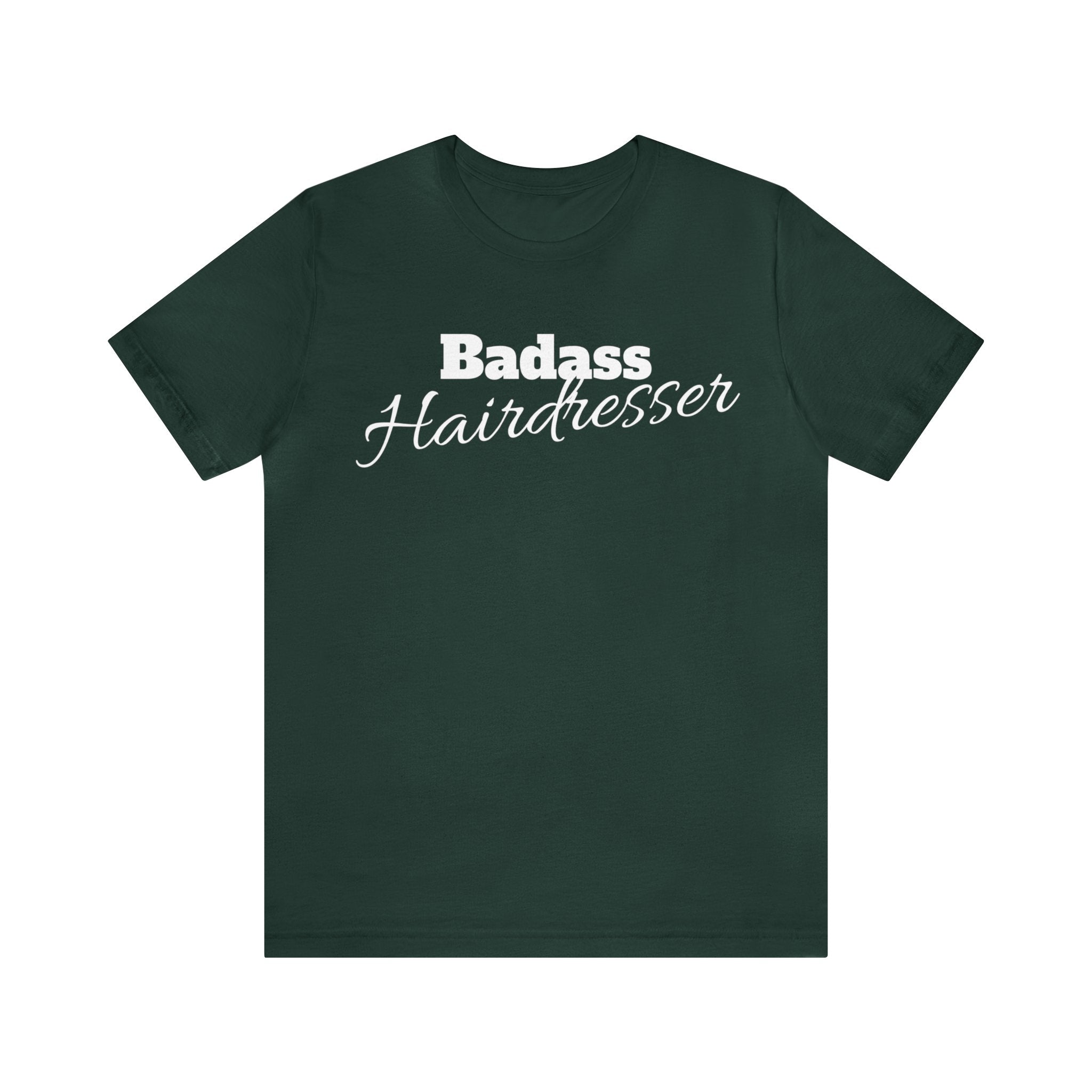 Badass Hairdresser Unisex Jersey Short Sleeve Tee