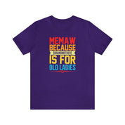 Cool Memaw Jersey Short Sleeve Tee