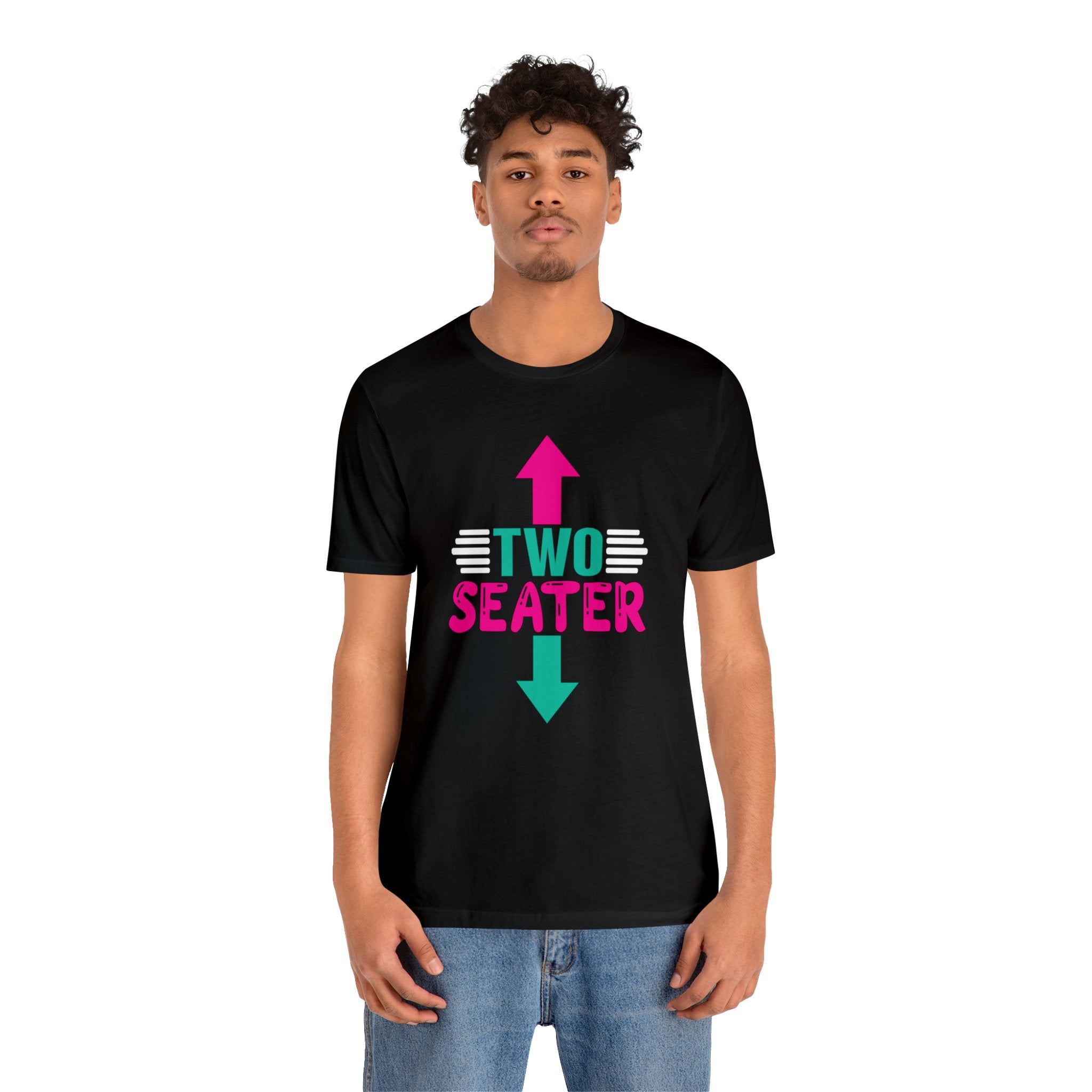 Funny Two Seater Unisex Jersey Short Sleeve Tee