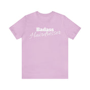 Badass Hairdresser Unisex Jersey Short Sleeve Tee