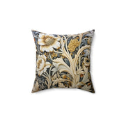 Beautiful and Elegant Floral Spun Polyester Throw Pillow