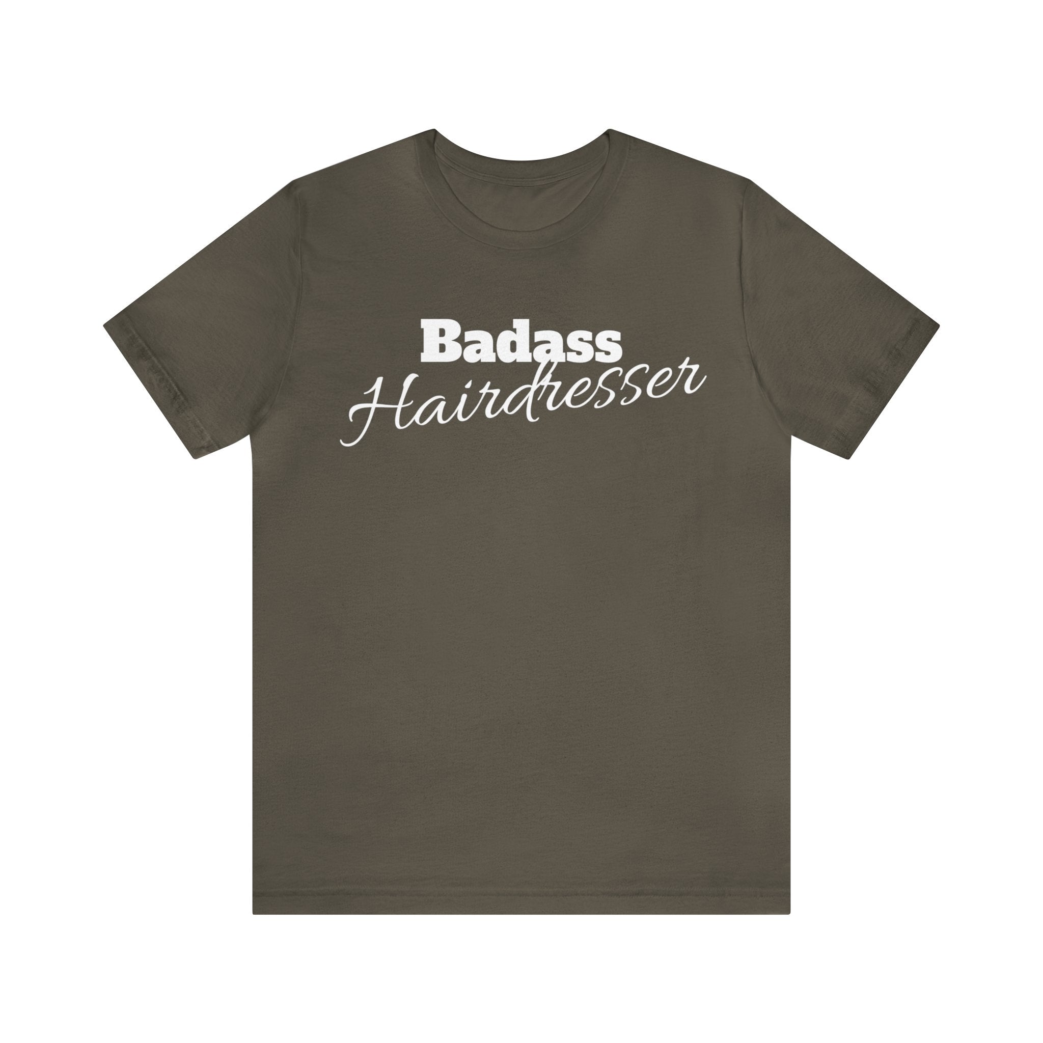 Badass Hairdresser Unisex Jersey Short Sleeve Tee