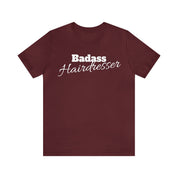 Badass Hairdresser Unisex Jersey Short Sleeve Tee