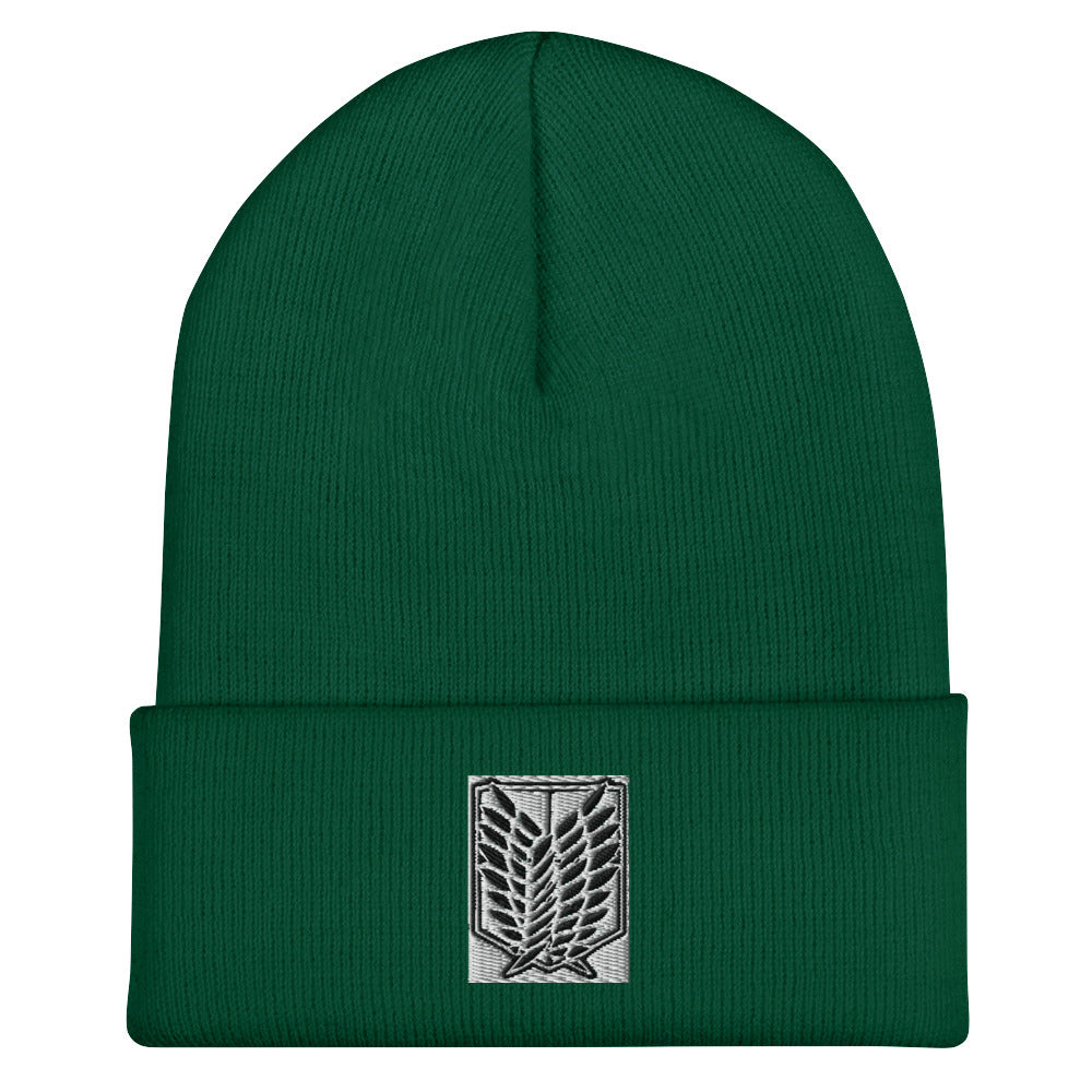 Anime Wings Of Freedom AOT Cuffed Beanie