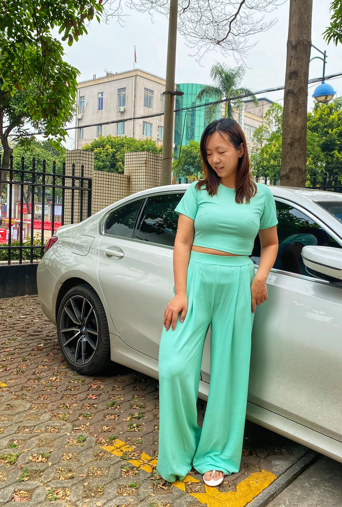 Full Length Cropped Lounge Set in Four Colors