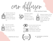 PREORDER: Essential Oil Car Diffusers in Assorted Scents