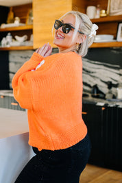 Bright Flower Child Floral Cardigan