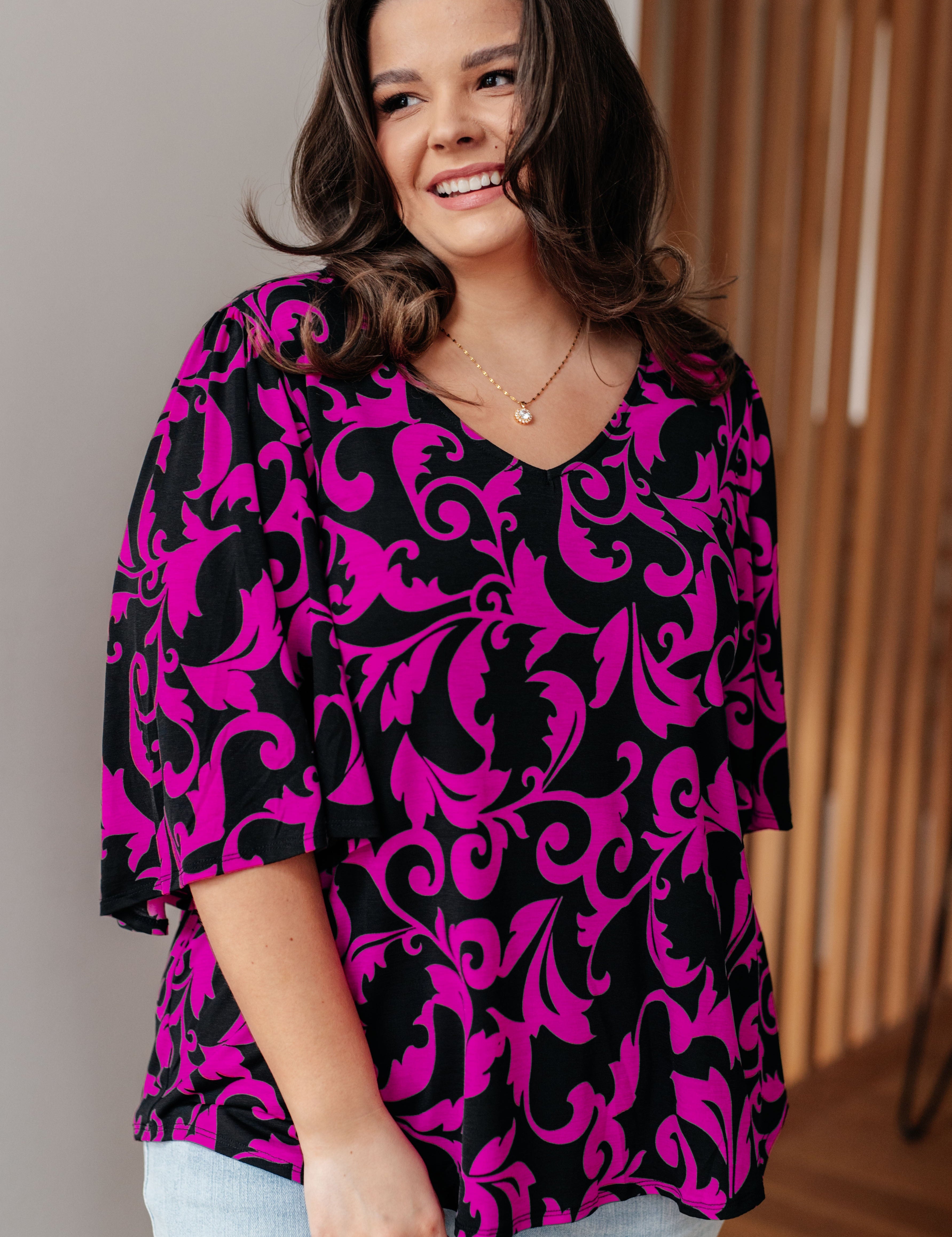 CasuallyCuteV-NeckTopinMagenta20.jpg