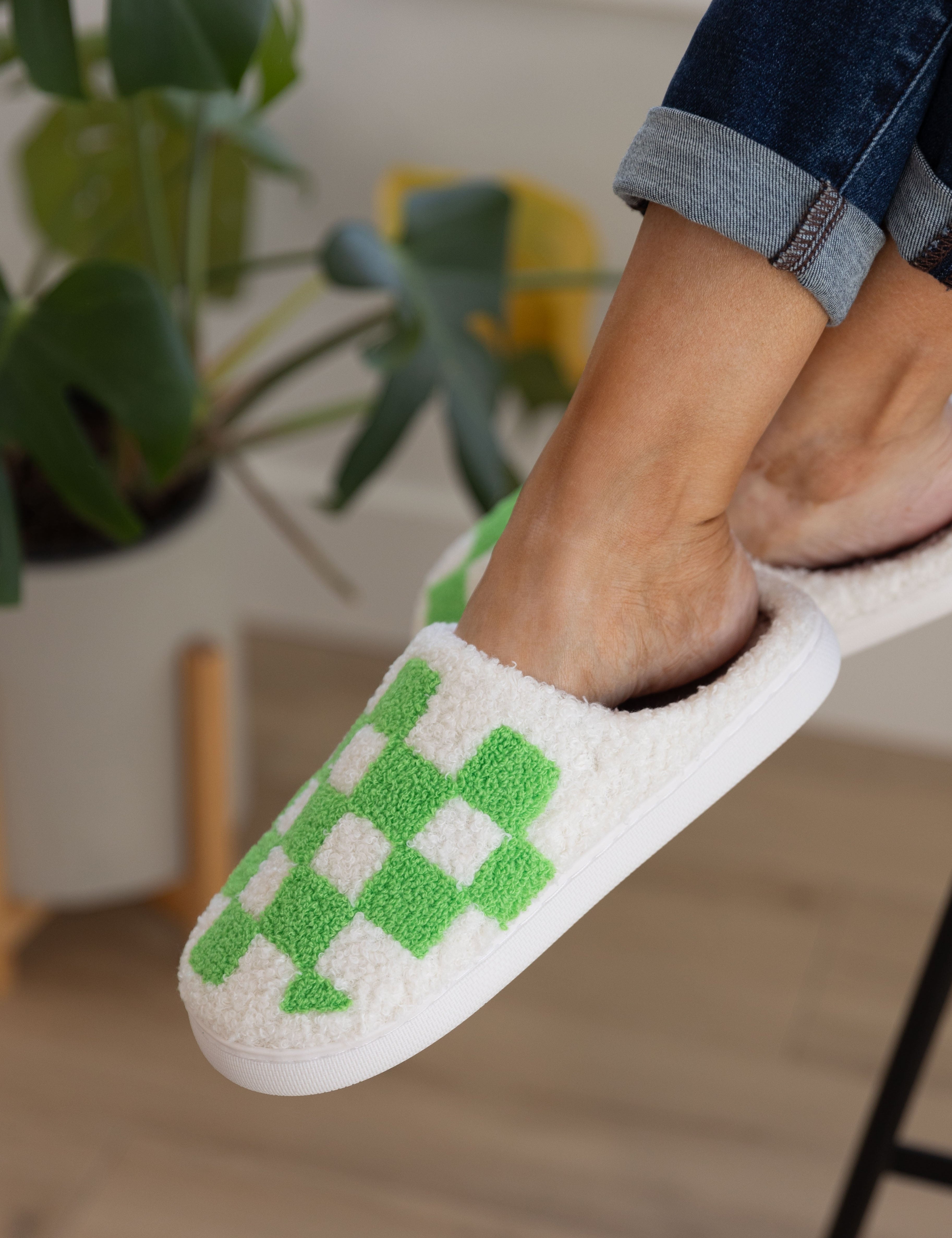 CheckeredOutSlippersinGreen4.jpg