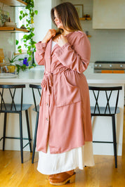 First Day Of Spring Jacket in Dusty Mauve