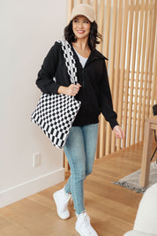Handle That High Neck Zip Up Jacket