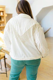 Loretta Rhinestone Fringe Jacket