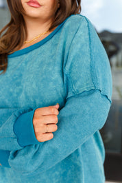 Ocean's Apart Mineral Wash Pullover