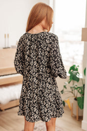 Once Again V-Neck Floral Dress