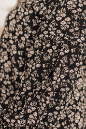 Once Again V-Neck Floral Dress