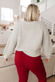 Roll on By Balloon Sleeve Sweater