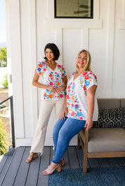 Rose Garden Embroidered Blouse