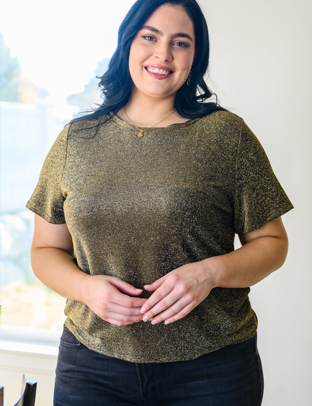 SweetlyTwinkleShortSleeveKnitTopInBlack2.jpg
