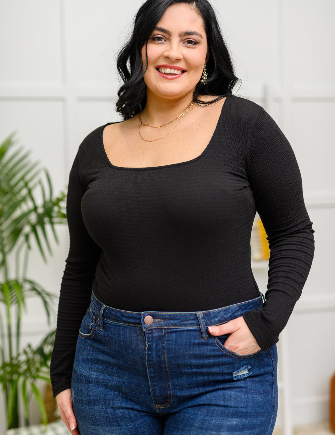 TheTrishaTexturedSquareNeckBodysuitinBlack2.jpg
