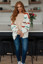 Walk The Line Cable Knit Cardigan