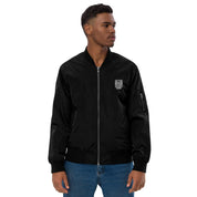 Recycled Bomber Jacket with Anime Flair: Wings of Freedom AOT
