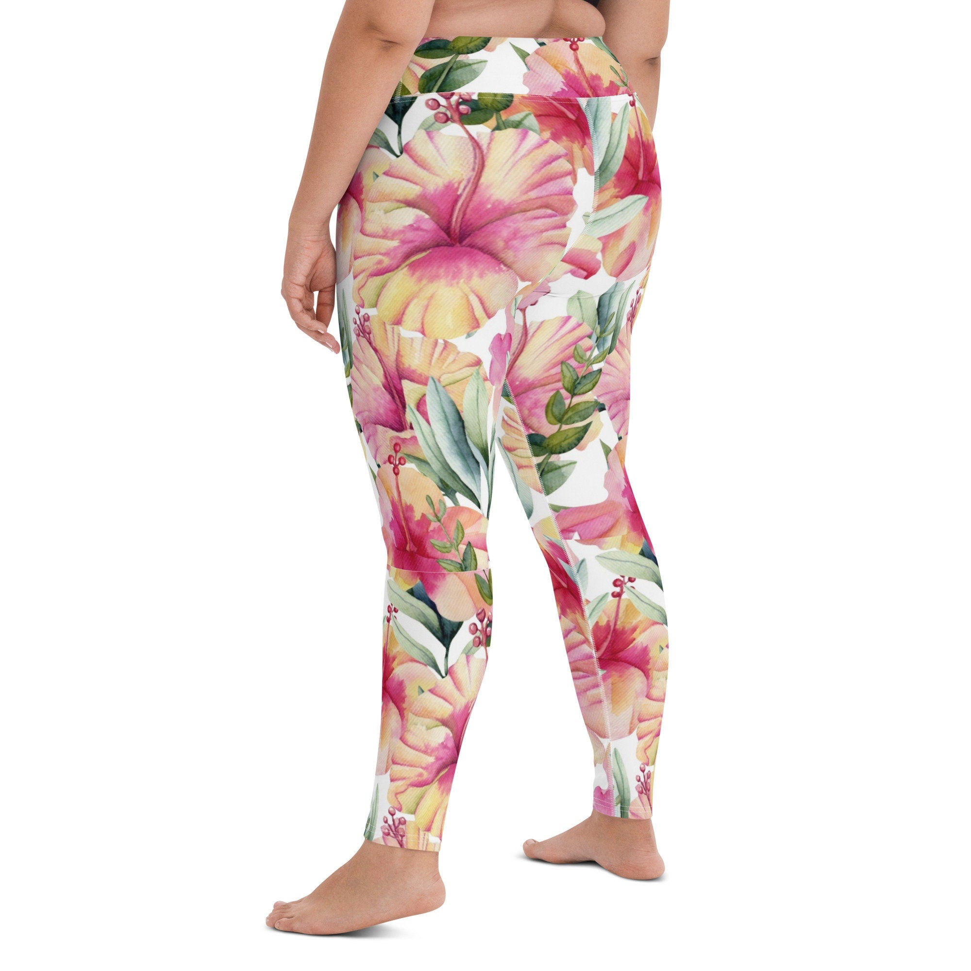 Yoga Leggings Polyester Spandex Super Soft