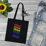 Pride Rainbow Organic Cotton Tote Bag