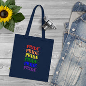 Pride Rainbow Organic Cotton Tote Bag