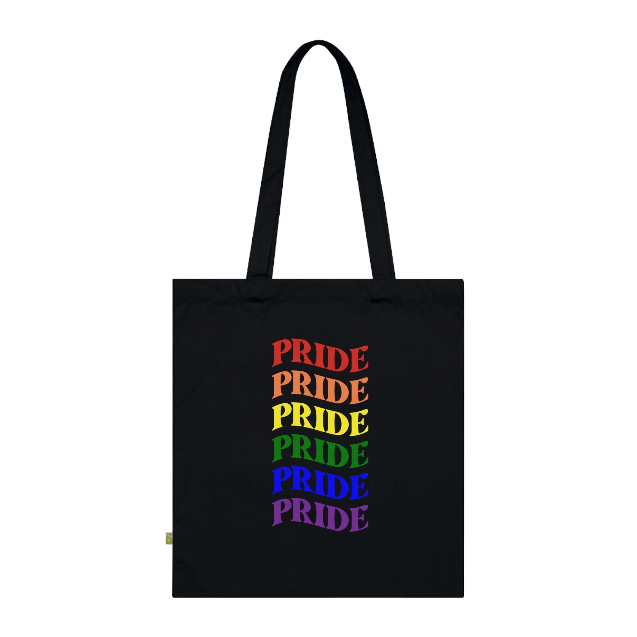 Pride Rainbow Organic Cotton Tote Bag
