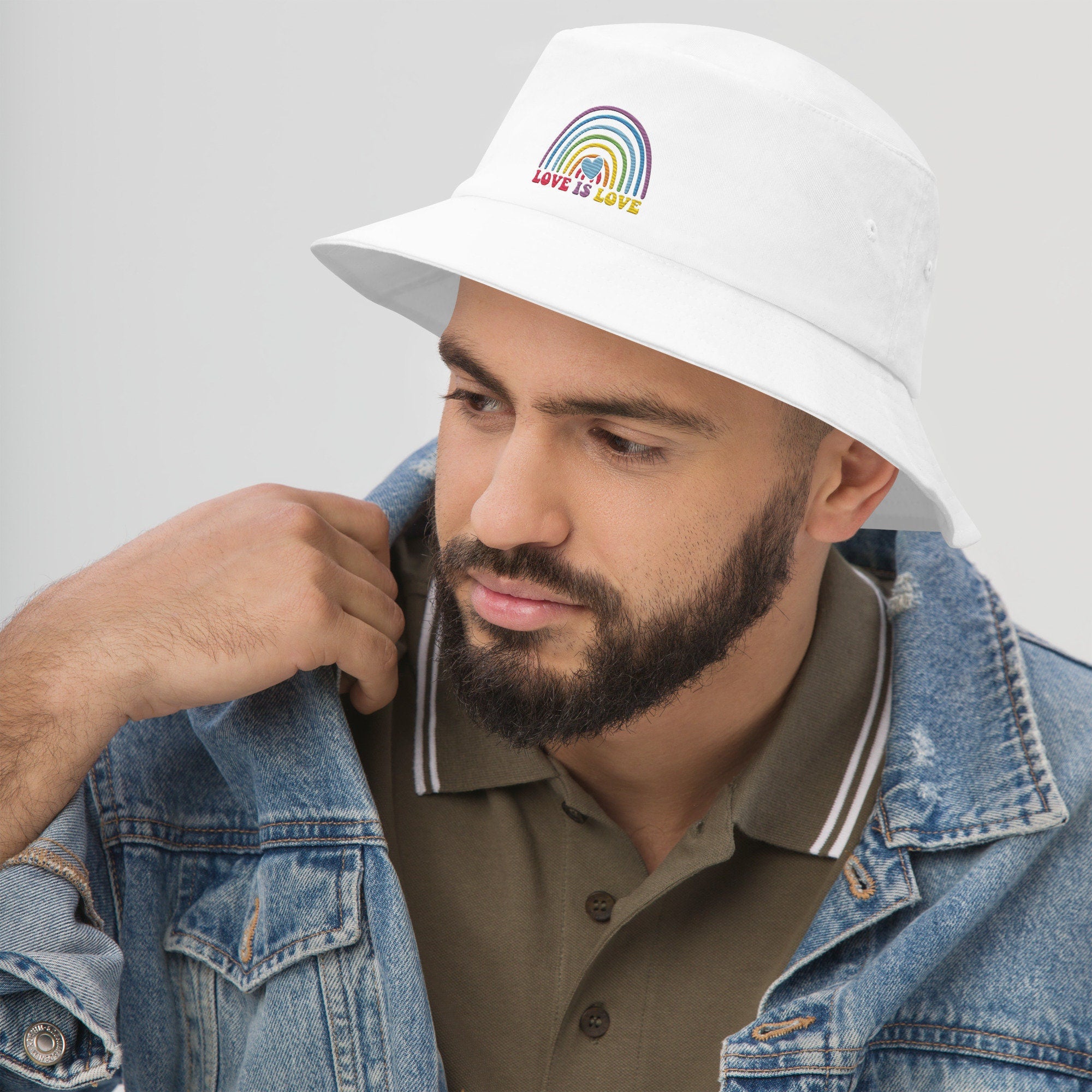 Rainbow Pride Love is Love Bucket Hat