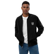 Recycled Bomber Jacket with Anime Flair: Wings of Freedom AOT