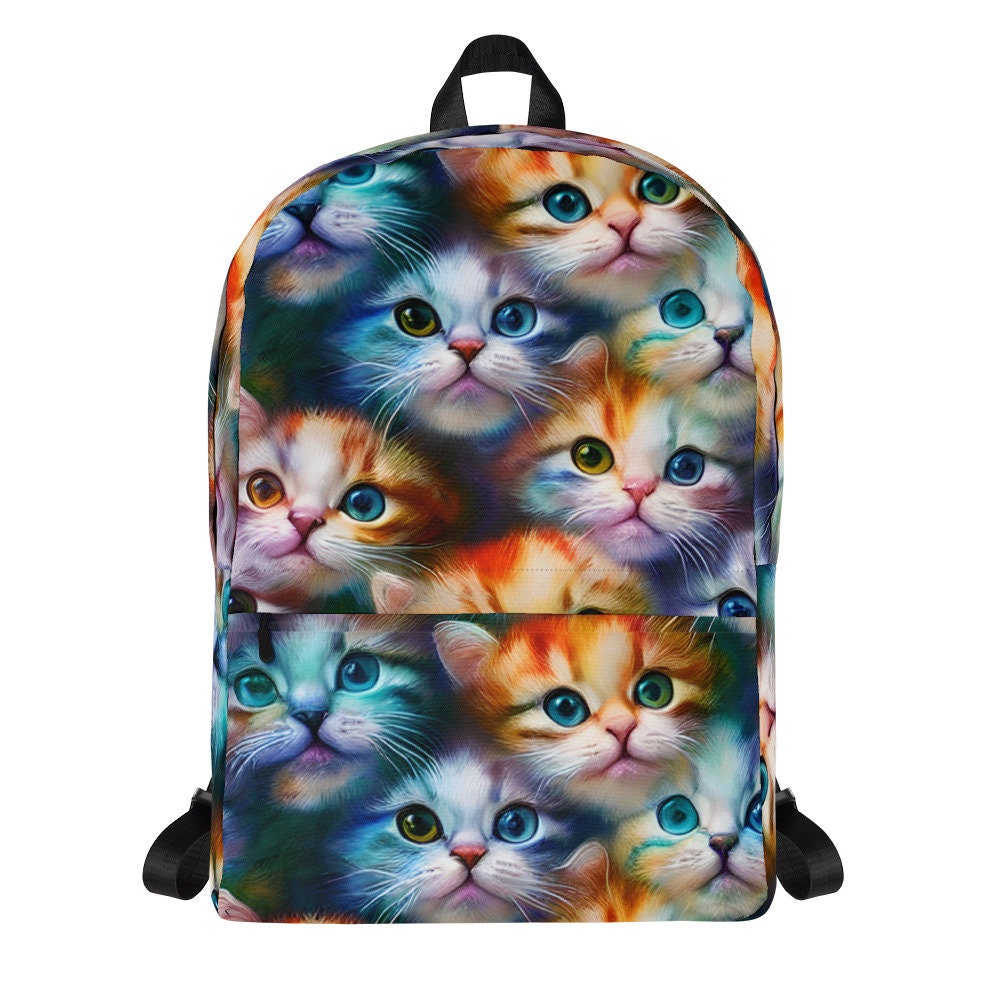 Colorful Kitty Backpack
