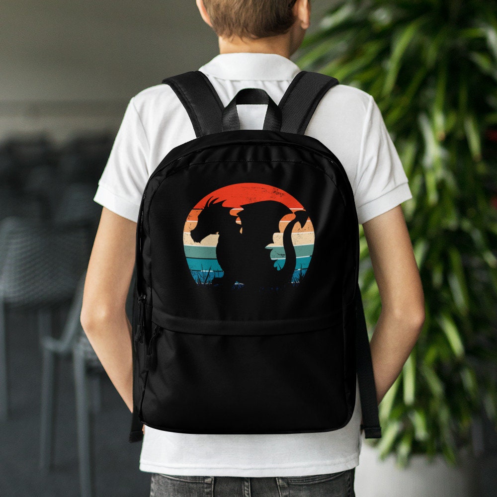 Cool Black Dragon Backpack