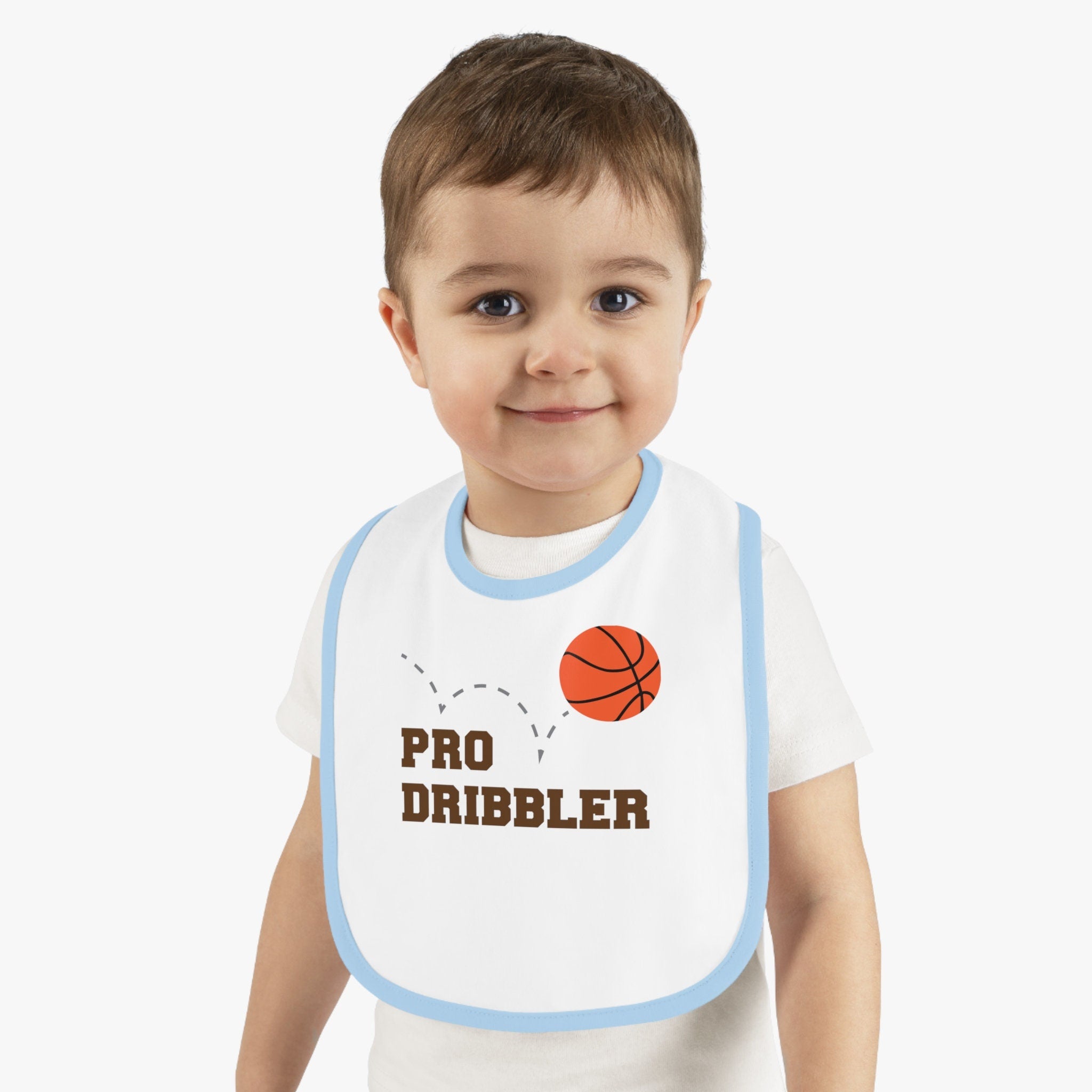 Pro Dribbler Baby Contrast Trim Jersey Bib