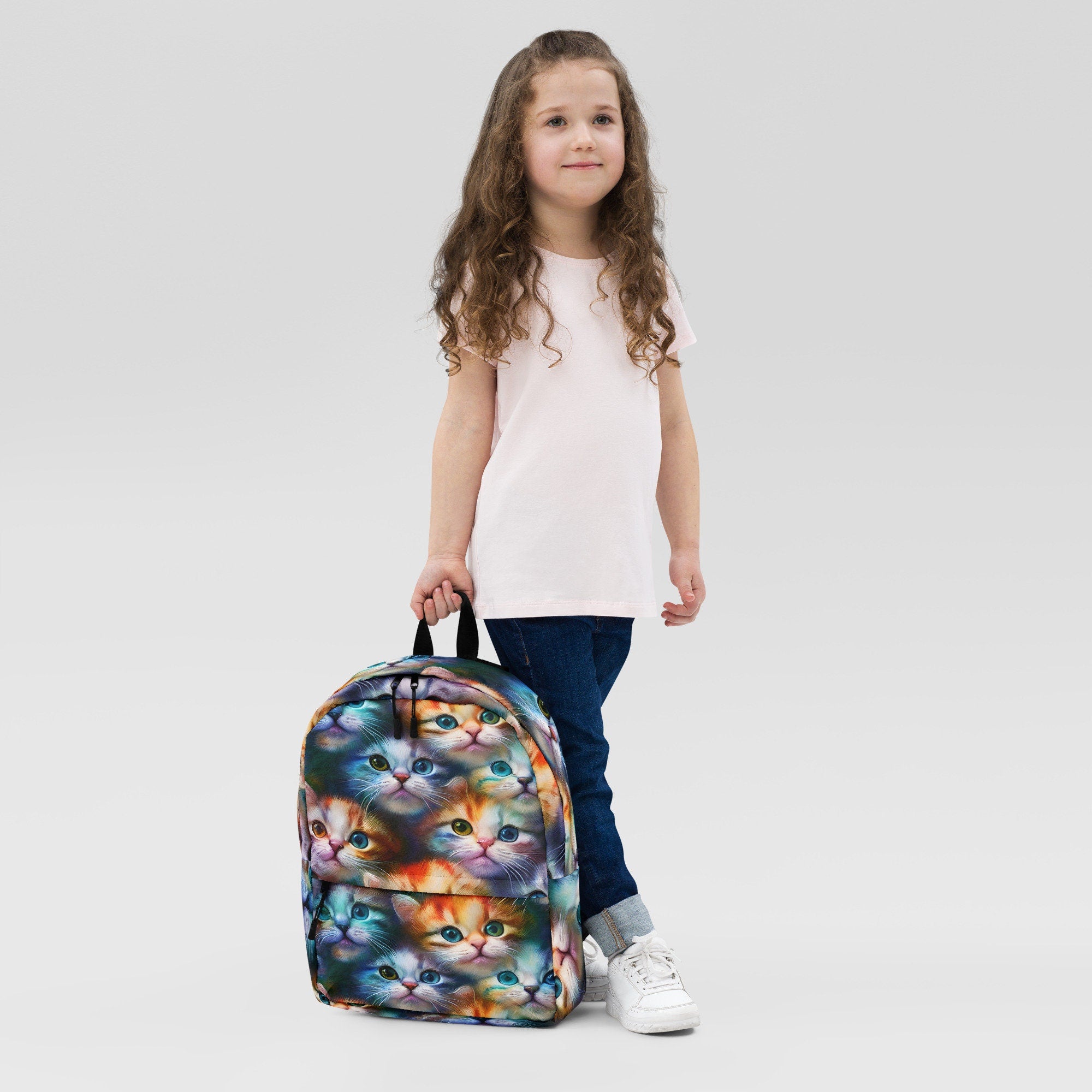 Colorful Kitty Backpack