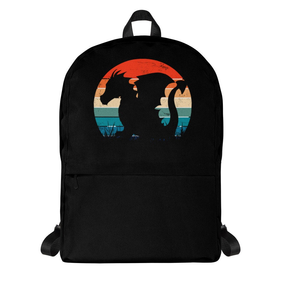 Cool Black Dragon Backpack
