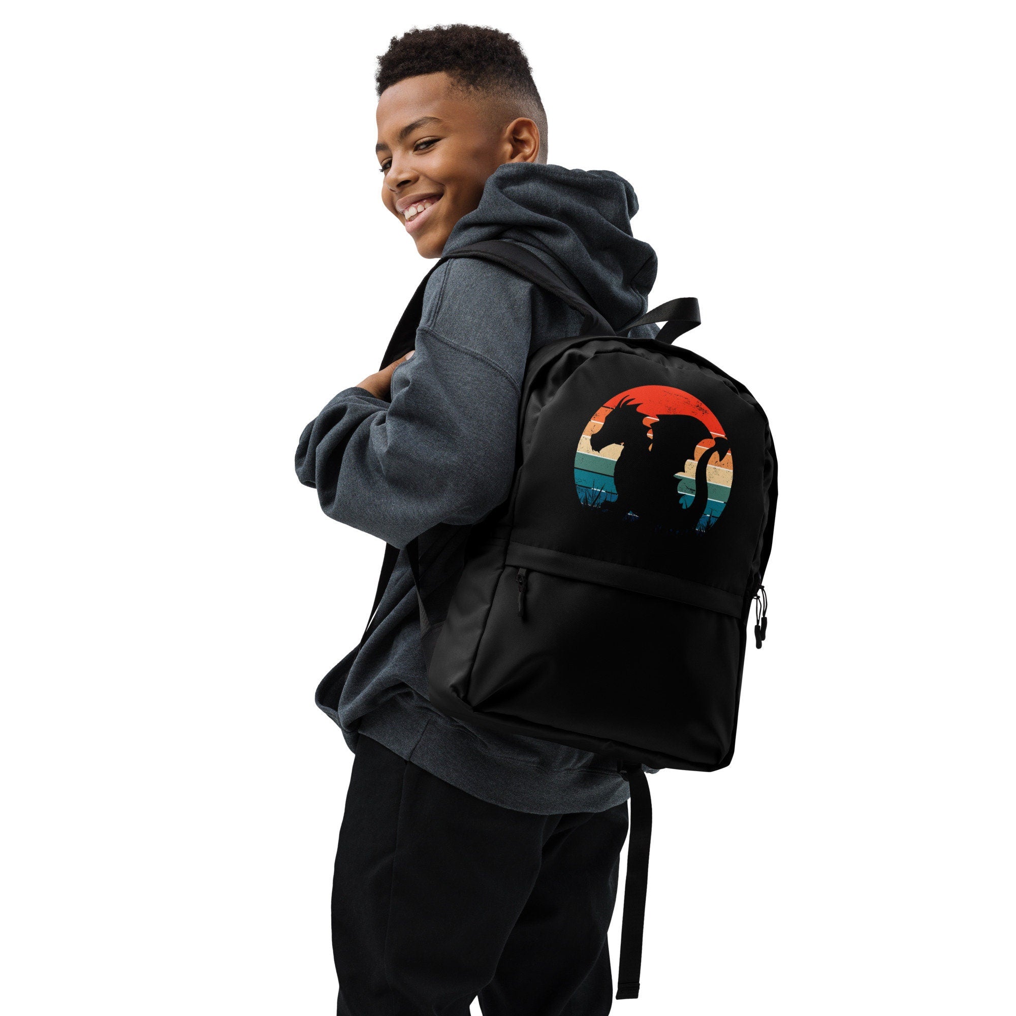 Cool Black Dragon Backpack